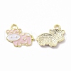 Alloy Enamel Pendants ENAM-B054-08G-2