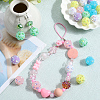 SUNNYCLUE 24Pcs 6 Colors Resin Sugar Bubblegum Beads RESI-SC0005-77-4