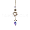 Crystal Glass Sun Catcher Pendant PW-WG88E45-01-1