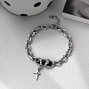 Stainless Steel Charm Bracelets PW-WG2882D-01-1