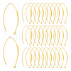 Unicraftale 50Pcs Brass Earring Hooks KK-UN0002-80-1