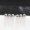 Tarnish Resistant 201 Stainless Steel Beaded Horizontal Bar Stud Earrings with 316 Stainless Steel Pin for Women X-STAS-K238-01P-7