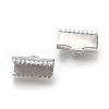 304 Stainless Steel Ribbon Crimp Ends STAS-F175-30P-13mm-1
