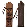 Cowhide Leather Labels AJEW-WH0386-0050-8