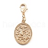 Alloy Pendant Decoration HJEW-P021-01C-G-1