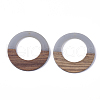 Resin & Walnut Wood Pendants RESI-S358-29A-02-2