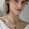 Anti-Tarnish Rhodium Plated 925 Sterling Silver Pendant Bails STER-BC0001-15P-5