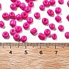 Baking Paint Glass Seed Beads SEED-S004-Y7-3