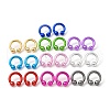 Ring Acrylic Stud Earrings EJEW-P251-28-1