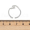 Brass Adjustable Cuff Rings for Women RJEW-B132-03P-5