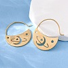 304 Stainless Steel Dangle Earrings EJEW-Z118-07G-02-3