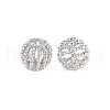 Rack Plating Alloy European Beads MPDL-N039-118P-2
