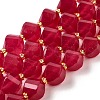 Natural Quartz Dyed Beads Strands G-U023-A02-19-2