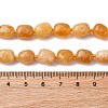 Natural Dyed Malaysia Jade Tumble Stone Nuggets Beaded Long Necklaces for Women NJEW-F340-A02-5