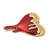 304 Stainless Steel Enamel Pendants STAS-V015-23G-2