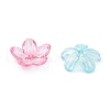 UV Plating Acrylic Bead Caps PACR-B003-06-2