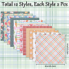 24Pcs 12 Styles Scrapbook Paper Pads DIY-WH0028-47G-2