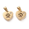 Ion Plating(IP) 304 Stainless Steel Charms STAS-YW0002-11-1