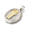 Brass Pendants KK-G529-07C-GP-2