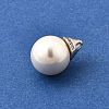 Shell Pearl Round Pendants STER-L067-01P-2