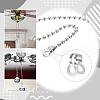 SUNNYCLUE 84pcs 7 styles U-Shaped 304 Stainless Steel Clasp STAS-SC0009-13-5