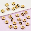 Brass Rhinestone Spacer Beads RB-A020-9mm-11G-2