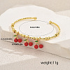 Cute and Sweet Brass Cuff Bangles EC0597-2-2