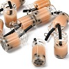 Glass Bottle Pendants X-CRES-N017-03B-2