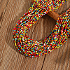 Plastic Beaded Multi-strand Necklaces ZG0249-4-3
