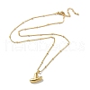 Initial Letter Brass Pendant Necklaces X-NJEW-A015-21G-Y-2
