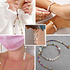 500Pcs 5 Style Plating Acrylic Beads PACR-BY0001-01-8