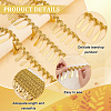 10 Yards Polyester Ribbons with Teardrop Tassel OCOR-WH0085-67B-4