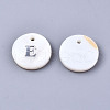 Natural Freshwater Shell Pendants SHEL-Q018-01A-E-P-2