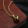 304 Stainless Steel Pendant Necklaces NJEW-H058-02G-3