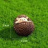 Cute Resin Hedgehog Miniature Ornaments PW-WG5E9A1-04-1