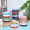 20 Rolls 20 Colors Polyester Cord Set OCOR-WH0047-17-5