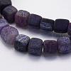 Natural Agate Beads Strands G-G705-10mm-12-3