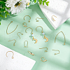 Unicraftale 48Pcs 8 Style 304 Stainless Steel Earring Hooks STAS-UN0022-81-2