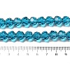 Transparent Glass Beads EGLA-A035-T10mm-D12-5