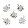 Non-Tarnish 201 Stainless Steel Pendants STAS-K003-10P-1