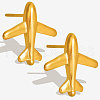 304 Stainless Steel Cartoon Airplane Stud Earrings FD2961-2-1