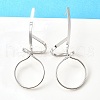Tarnish Resistant 304 Stainless Steel Stud Earrings EJEW-L215-48P-4