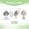 DICOSMETIC Tibetan Style Alloy Pendants FIND-DC0006-12C-2