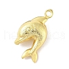 Rack Plating Brass Pendants KK-S380-20G-C-1