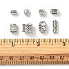 80Pcs 8 Styles Tibetan Style Alloy Beads TIBEB-FS0001-02-5