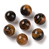 Natural Tiger Eye No Hole Sphere Beads G-K353-04B-04-1