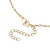 304 Stainless Steel Empty Macrame Pouch Pendant Singapore Chain Necklace Making NJEW-JN05283-03-6
