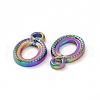 Ion Plating(IP) 304 Stainless Steel Charms STAS-C003-10MC-2