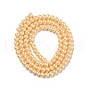 Eco-Friendly Dyed Glass Pearl Round Beads Strands HY-A002-4mm-RB072-2