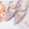 GOMAKERER 4Pcs 2 Colors Detachable Flower Shoe Decoration AJEW-GO0001-95-7